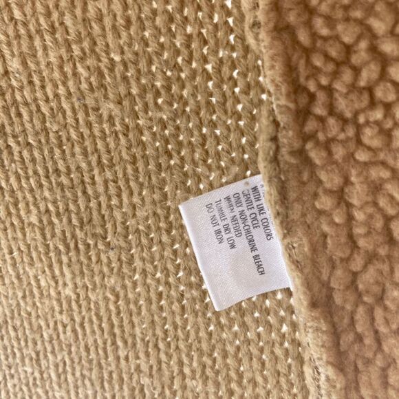 Energie Women's Faux Sued Button Front Knitted Blazer Jacket Size Large - Picture 4 of 8